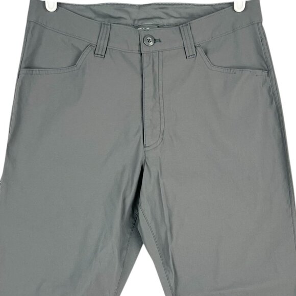 Eddie Bauer Men's Stretch Grey Tech Pants Size 32x30 Storm Repel Straight Leg - Picture 3 of 13